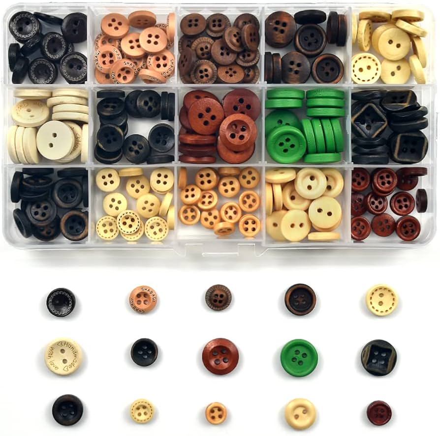 Wooden Button - Image 2