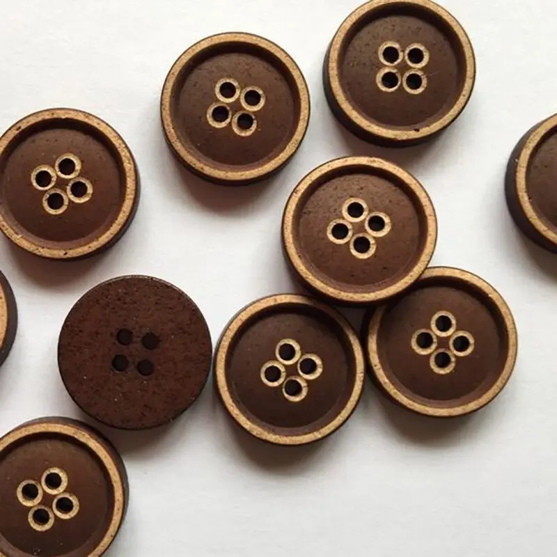 Wooden Button - Image 3